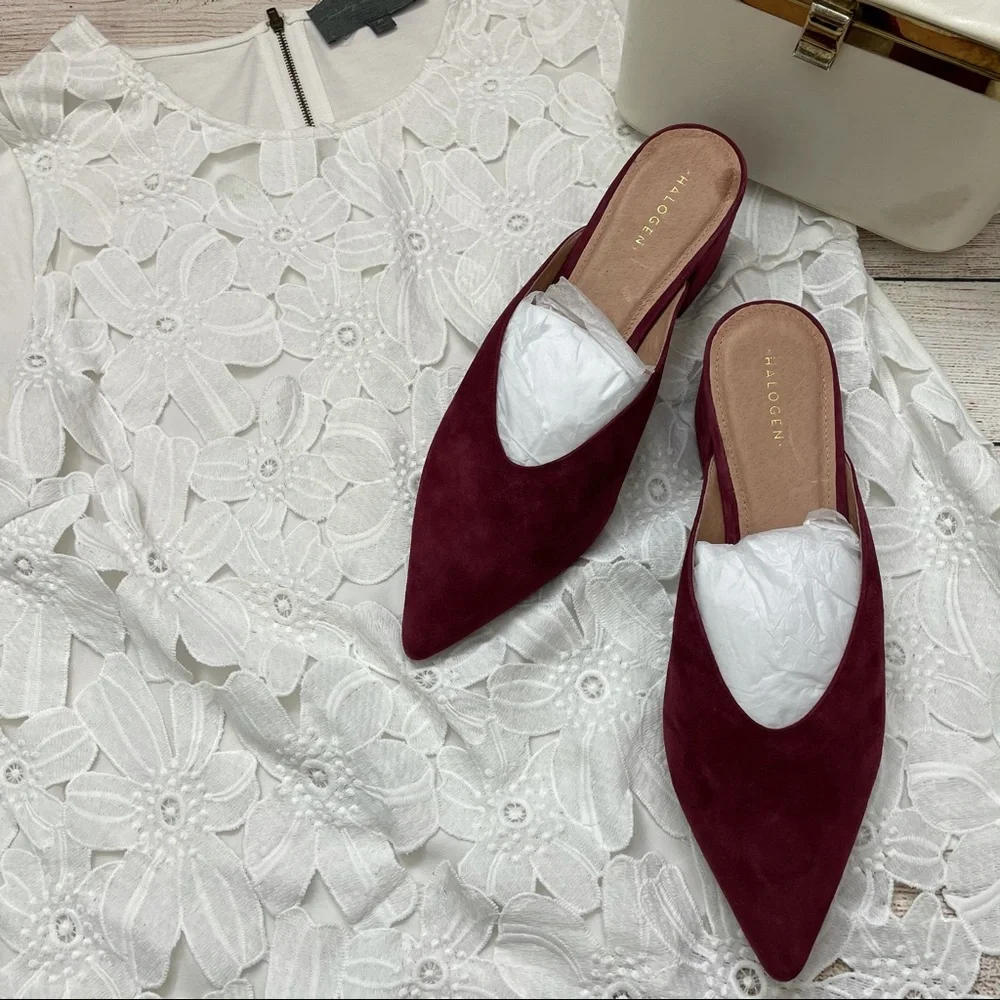 Halogen Red Tori Mules - Picture 3 of 10